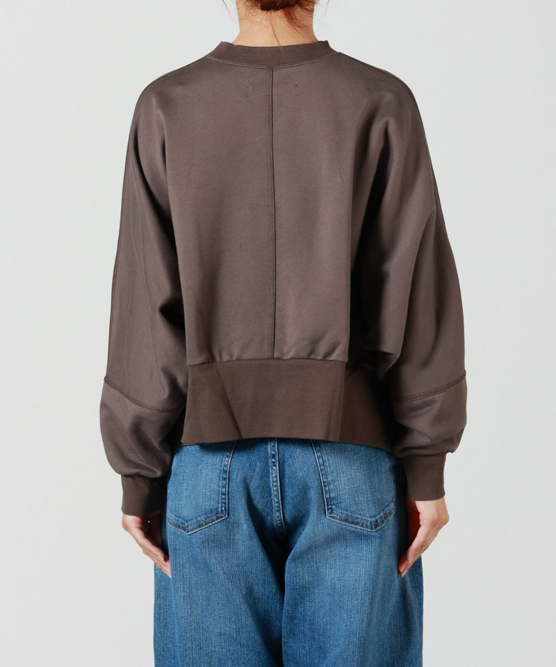 UJOH Cropped Pullover Brown