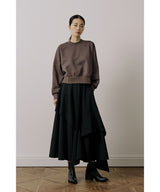 UJOH Cropped Pullover Brown
