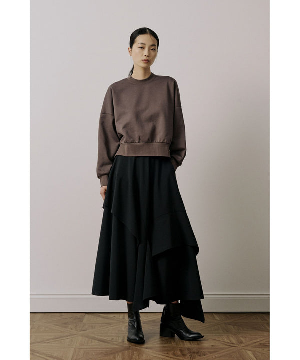 UJOH Cropped Pullover Brown