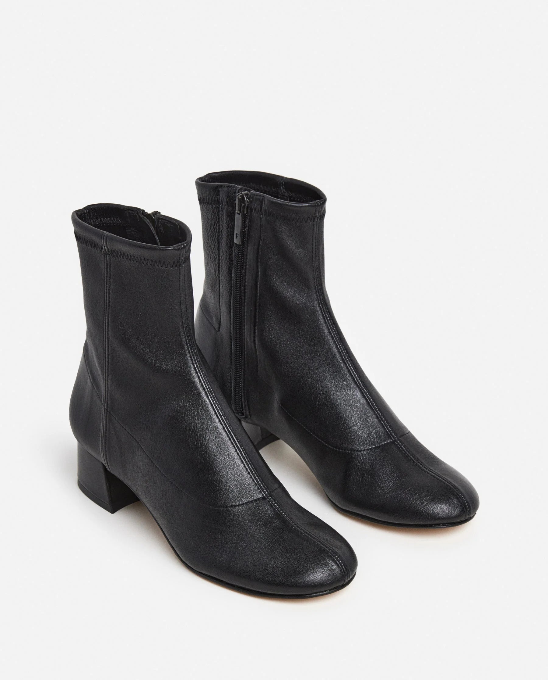 Flattered Ember Black Leather Boots