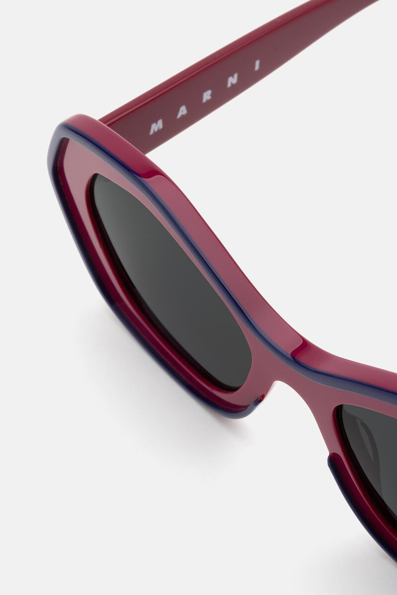 Marni Ulawun Vulcano YAL Bordeaux Sunglasses