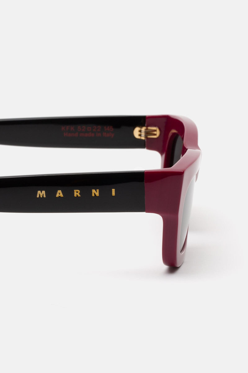 Marni Kawasan Falls KFK Bordeaux Sunglasses