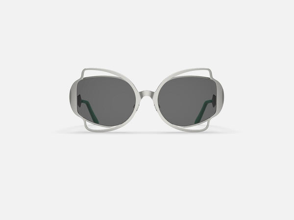 Marni Route of the Sun Silver Sunglasses