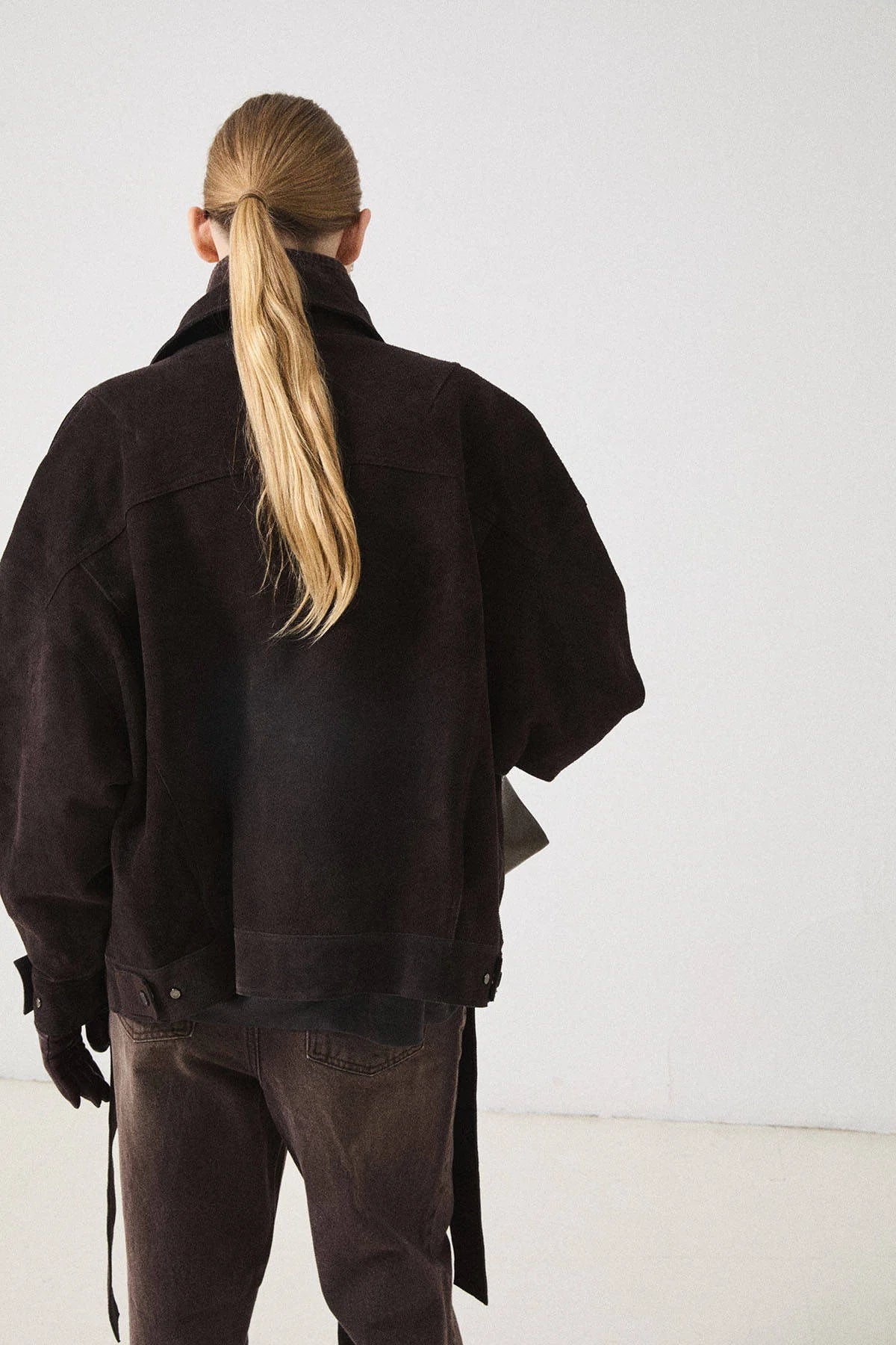 la piscine Suede Jacket | Brown
