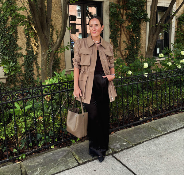 Odeon PM Leather Bag Taupe