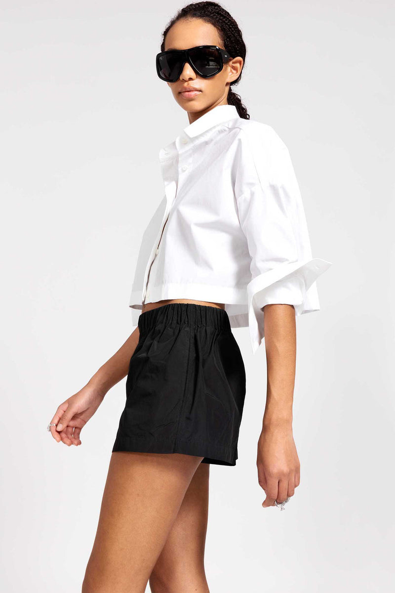 Gaiavittoria Cropped Shirt Premium White