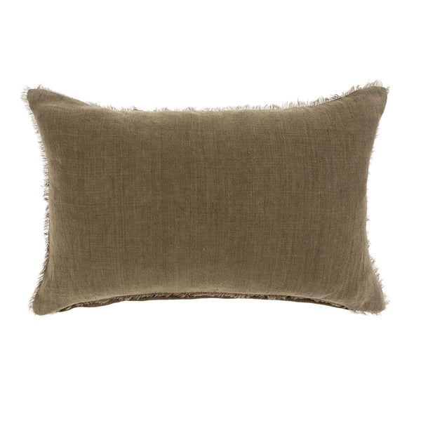 Lumbar Linen Pillow Fennel