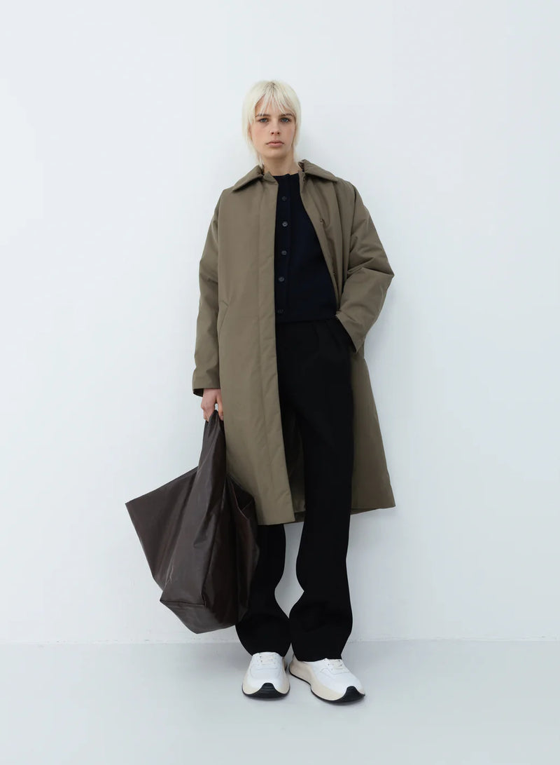 Kassl Editions Padded Trench Coat Taupe