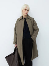 Kassl Editions Padded Trench Coat Taupe