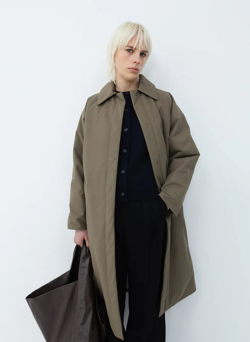 Kassl Editions Padded Trench Coat Taupe