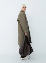 Kassl Editions Padded Trench Coat Taupe
