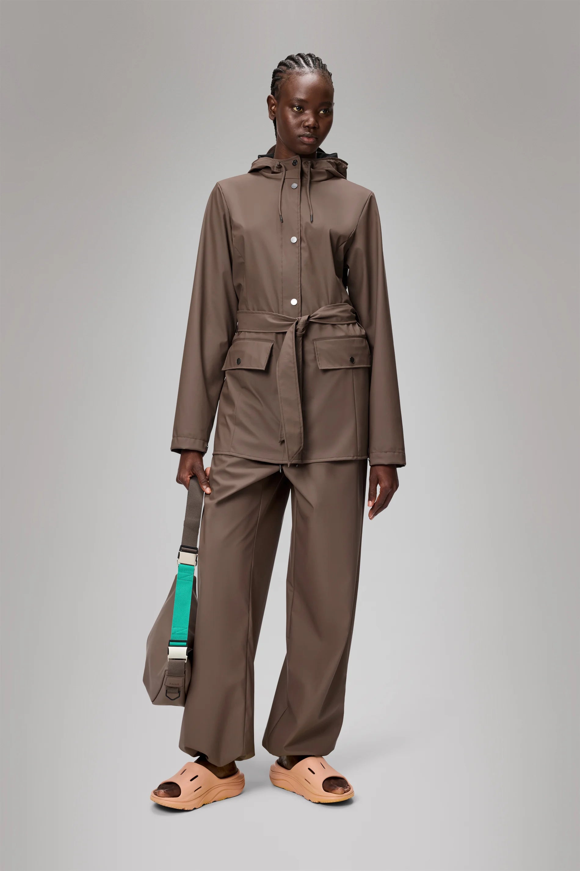 Rains Curve Jacket Shade