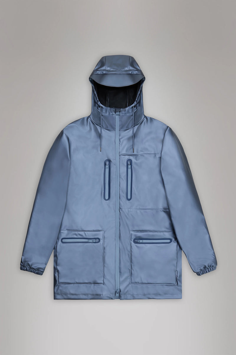 Rains Cargo Long Jacket Bay
