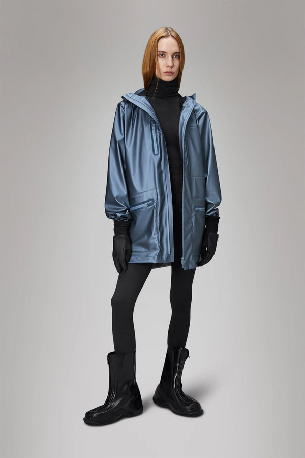 Rains Cargo Long Jacket Bay