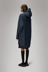 Rains Long Jacket Navy