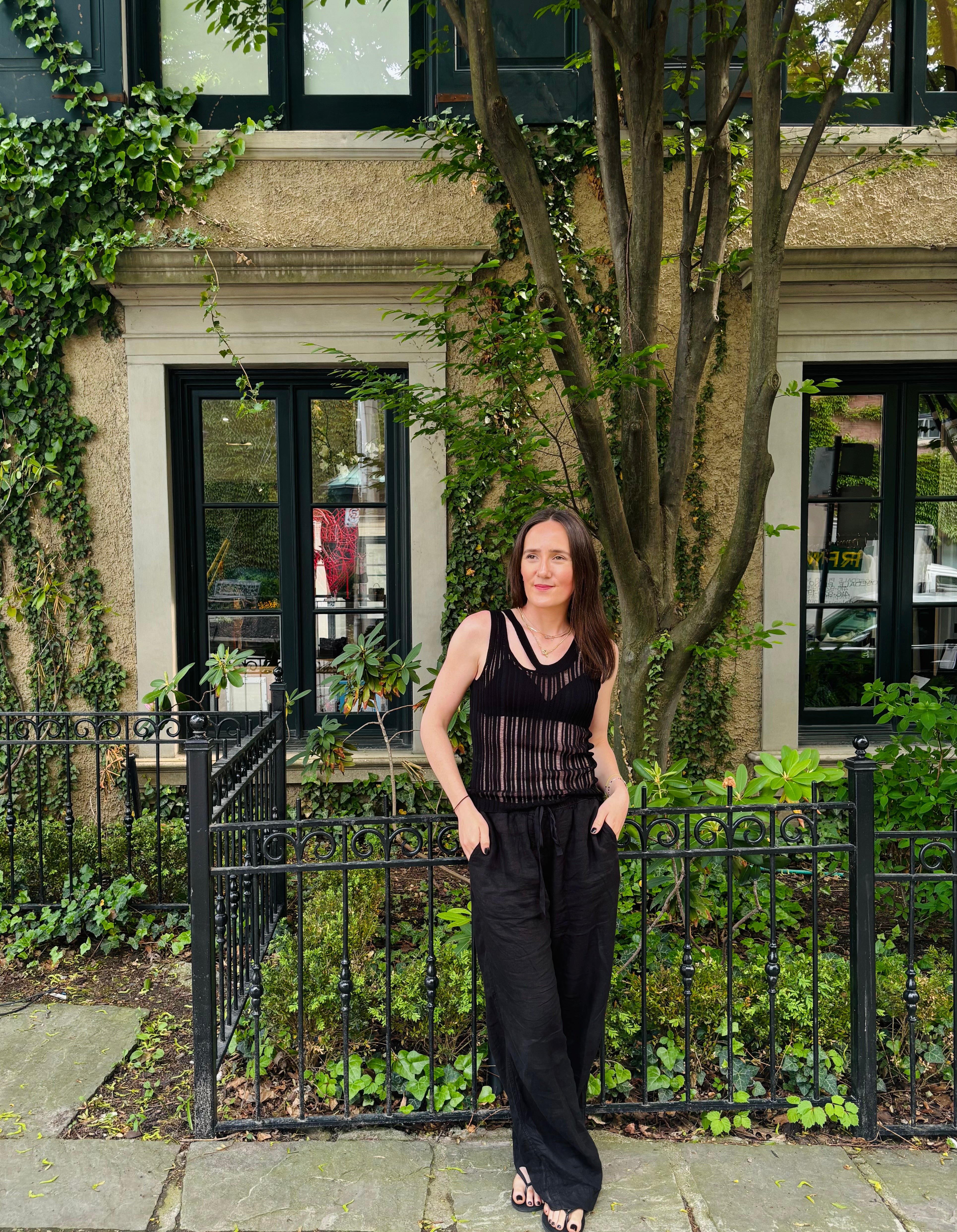 Des Phemmes Rib Knit Tank Tops