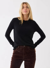 Majestic Filatures Machine Washable Cashmere LS Noir