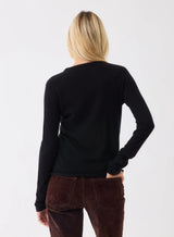 Majestic Filatures Machine Washable Cashmere LS Noir