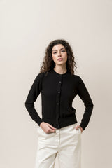 MJ Watson Cashmere Silk Round Neck Cardigan