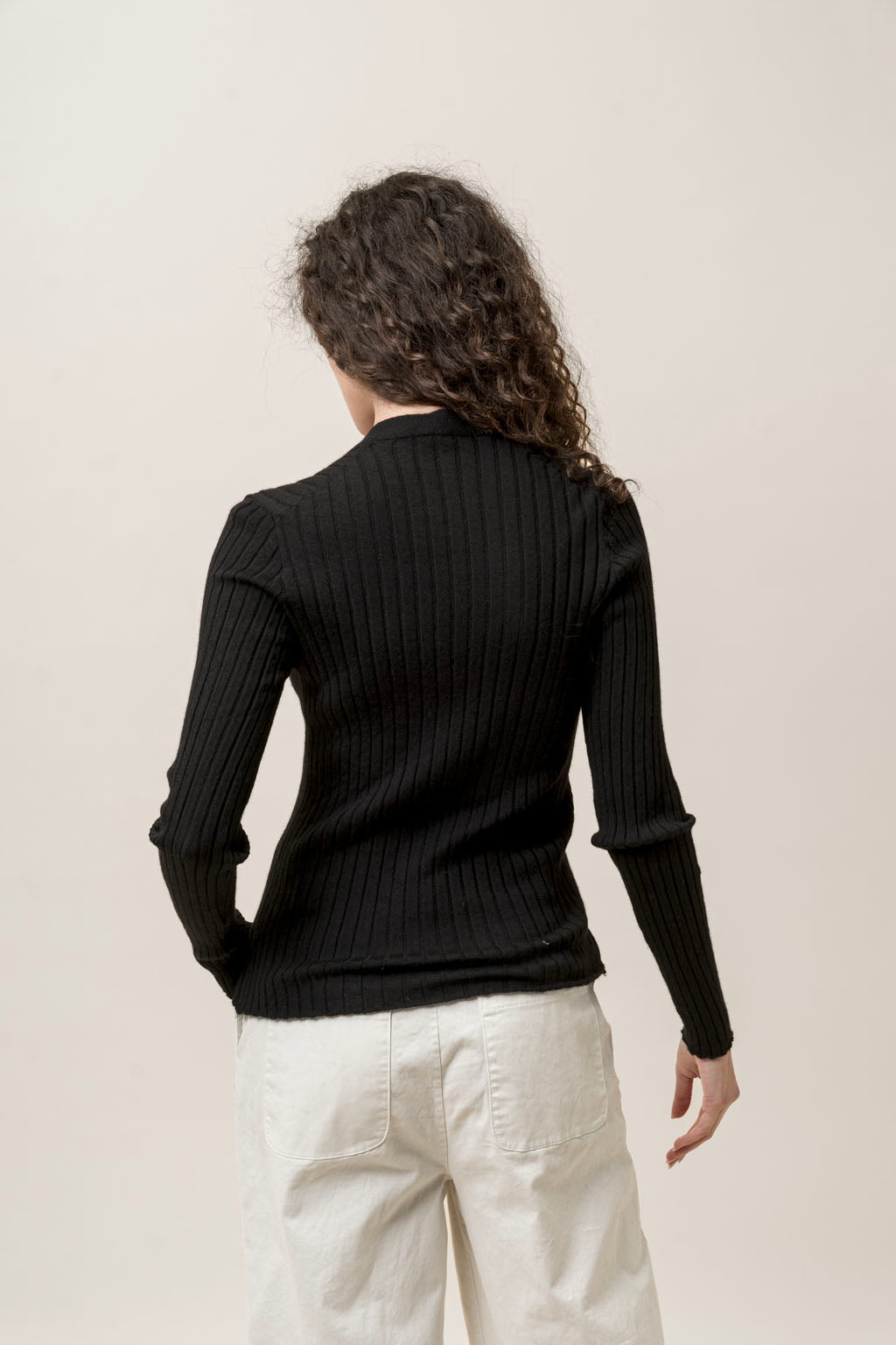 MJ Watson Ribbed Cashmere Cardigan