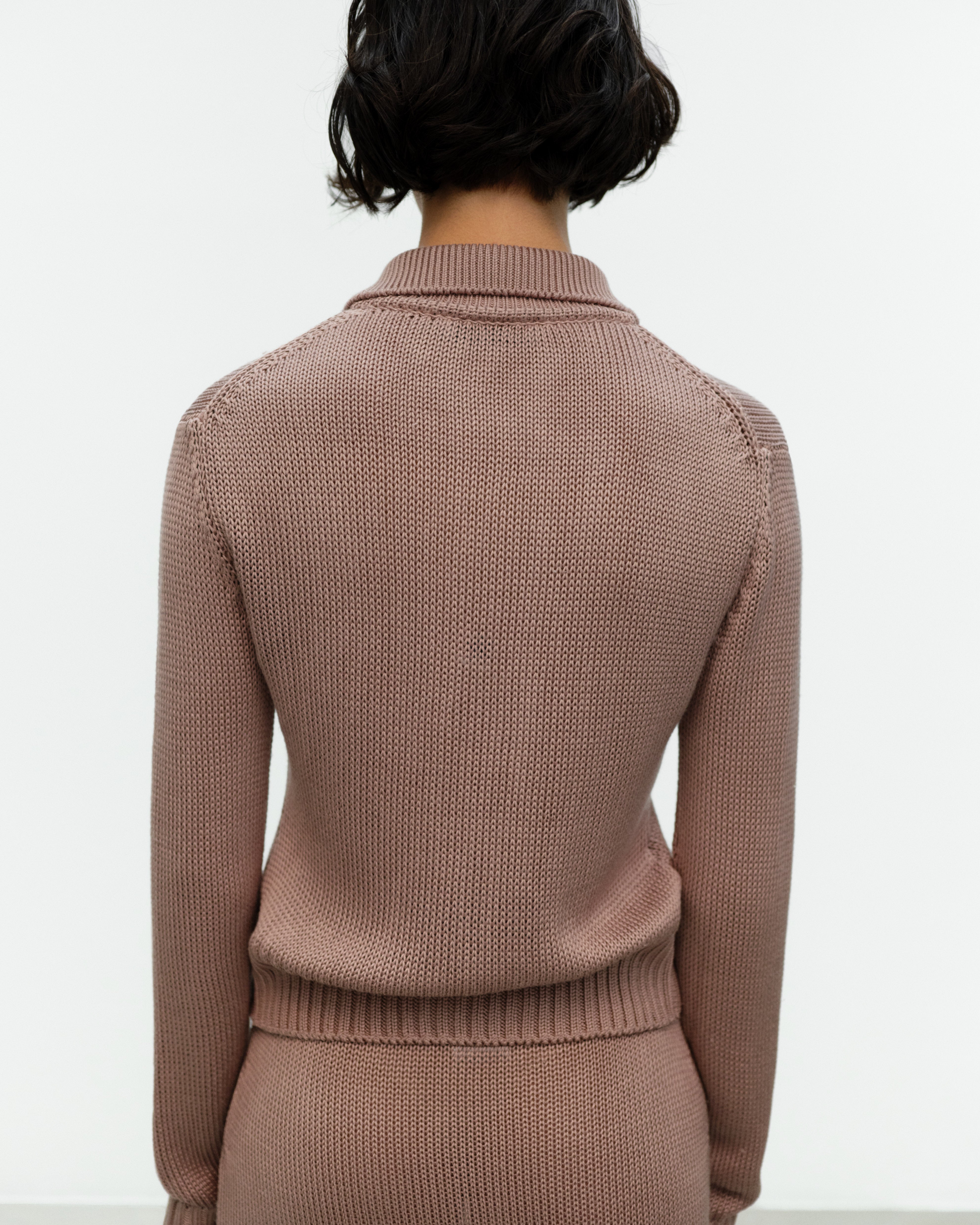 ELY ELY Delia Silk Cardi-Jacket | Woodsmoke