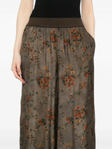 Uma Wang Floral Pansy Pants