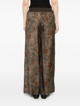 Uma Wang Floral Pansy Pants