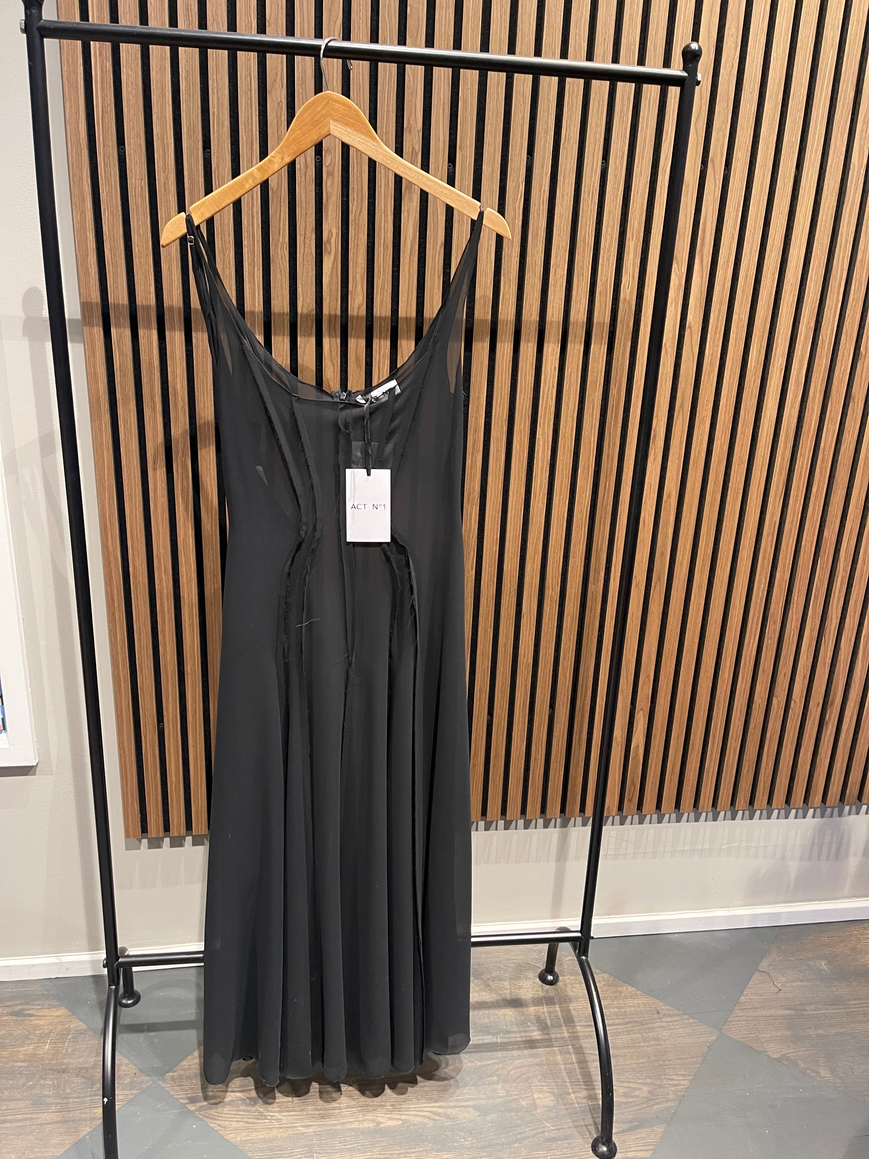 Act No. 1 Georgette Black Dress