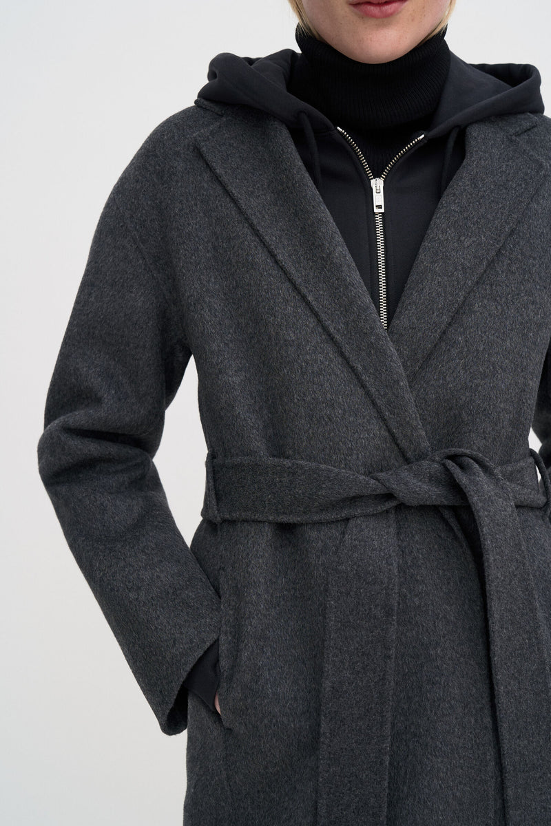 Filippa K Alexa Coat Dark Grey Melange