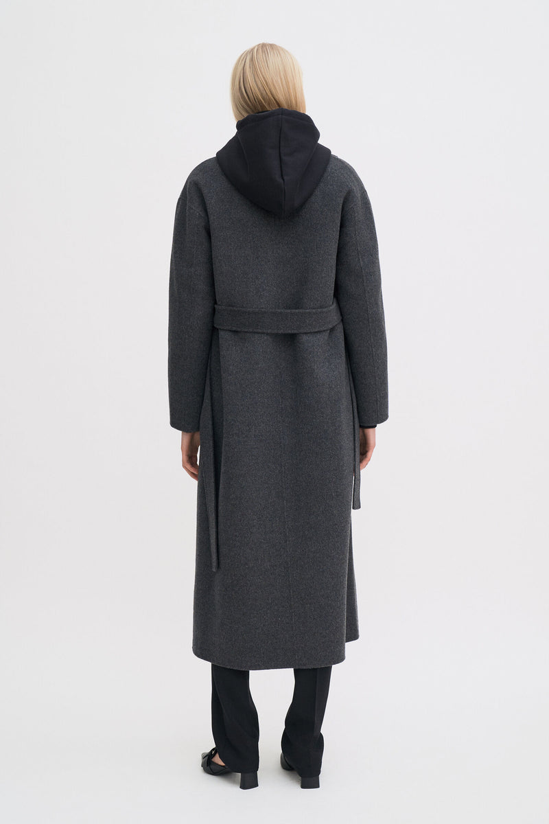 Filippa K Alexa Coat Dark Grey Melange