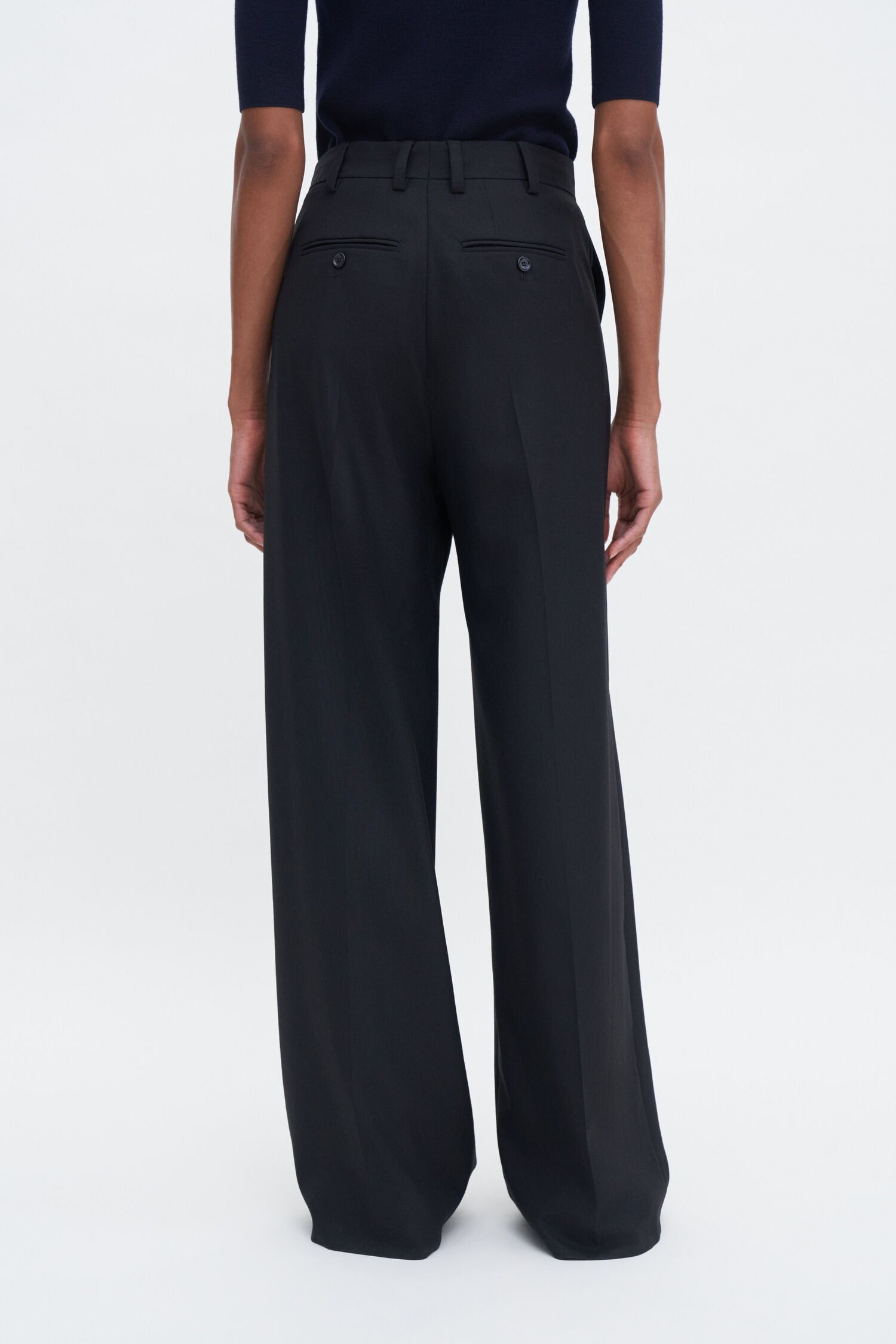 Filippa K Darcey Black Wool Trousers