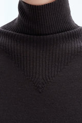 Filippa K Merino Turtleneck Sweater Dark Oak