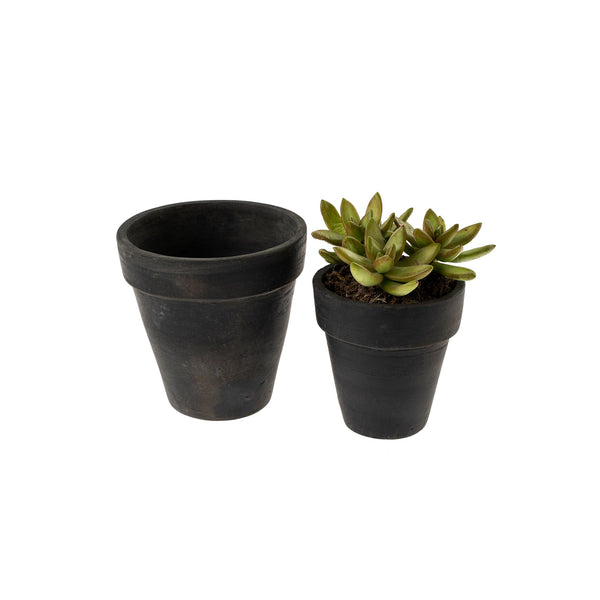 Simple Burnt Terracotta Pots