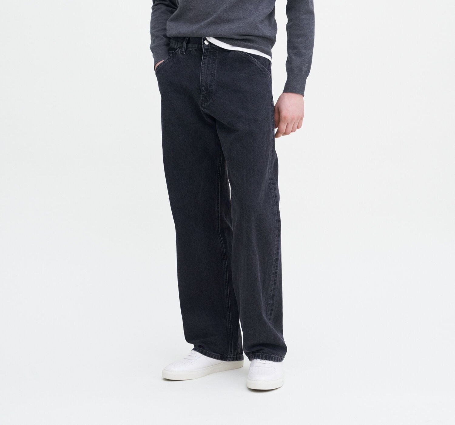 Filippa K Charcoal Baggy Jeans