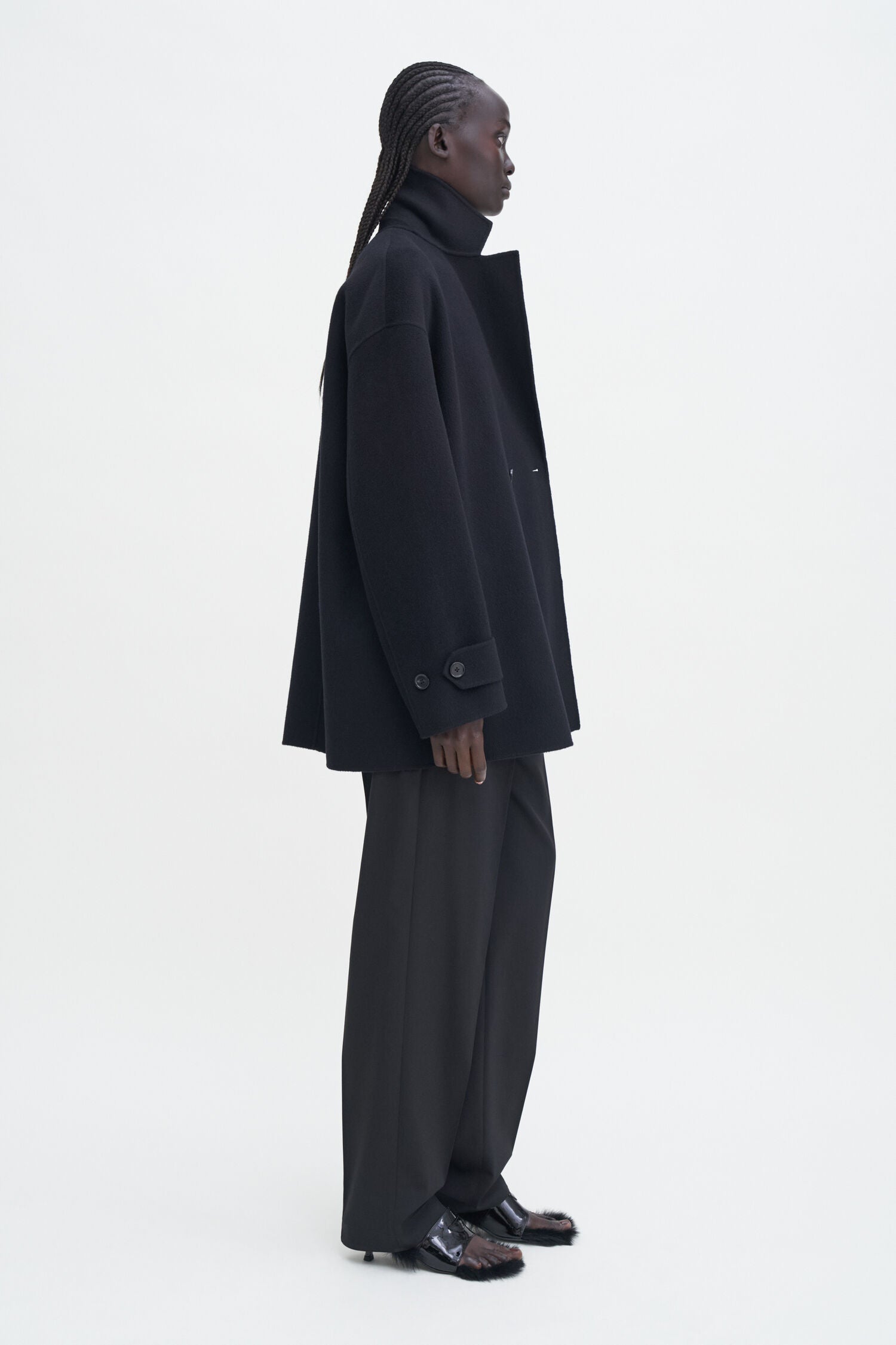 Filippa K Black Wool Cashmere Jacket