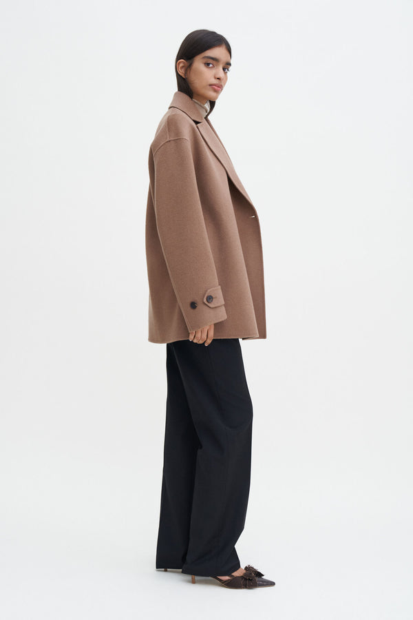 Filippa K Dark Khaki Wool Cashmere Jacket