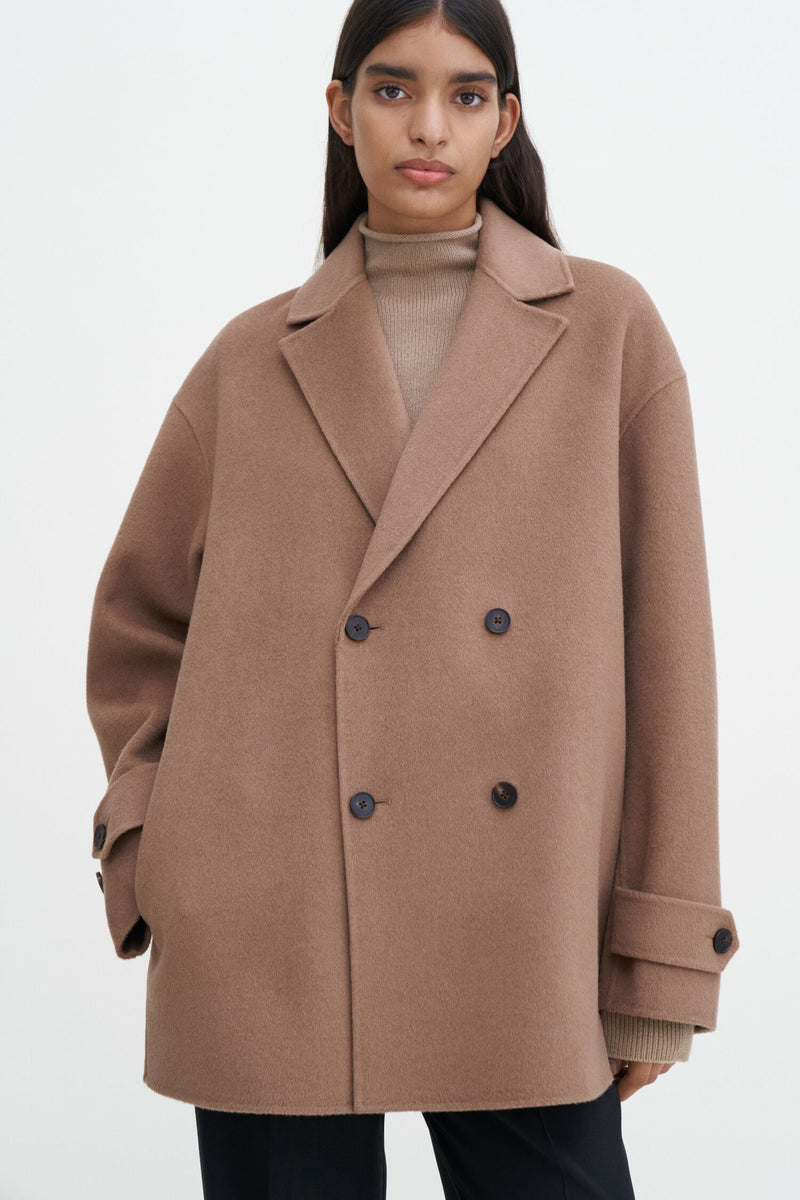 Filippa K Dark Khaki Wool Cashmere Jacket CLEMENTINE S