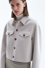 Filippa K Short Wool Cashmere Coat