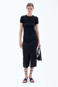 Filippa K Black Jersey Pencil Skirt