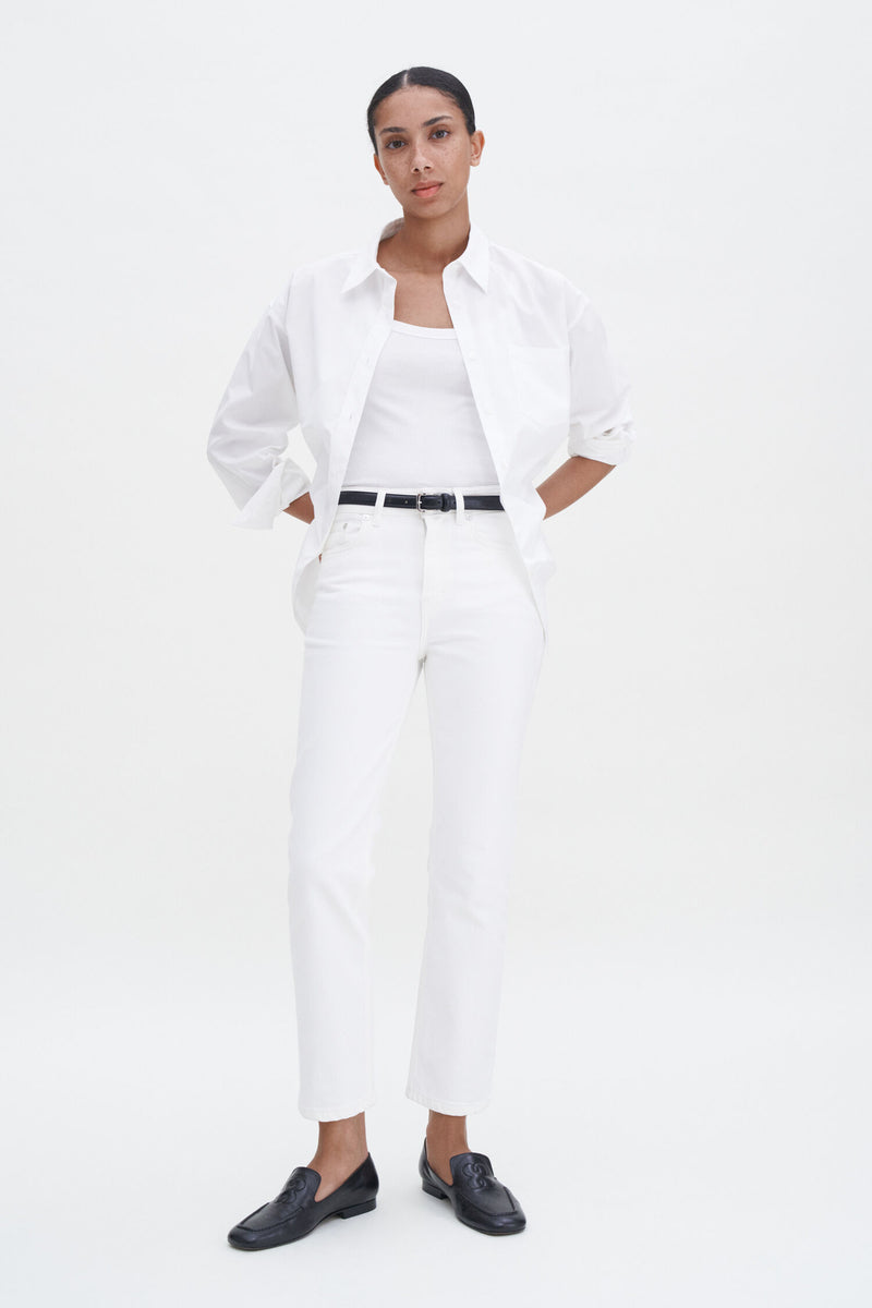 Filippa K Stella Cropped White Jeans