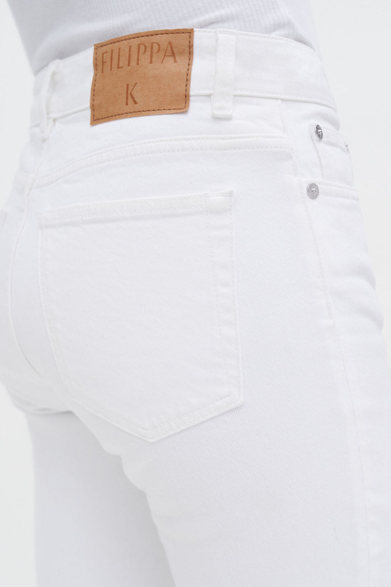 Filippa K Stella Cropped White Jeans