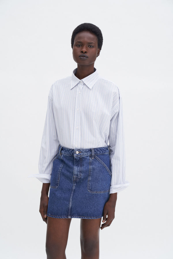 Filippa K Patch Pocket Mini Denim Skirt