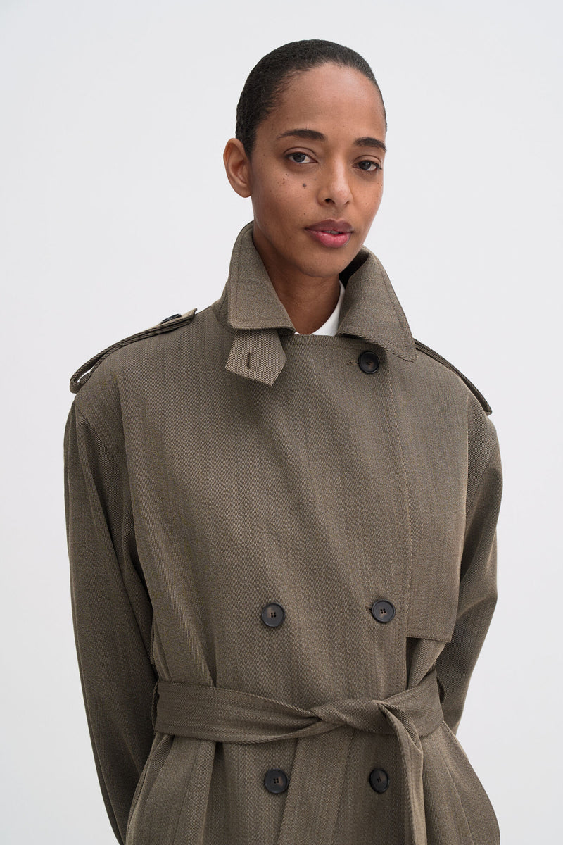 Filippa K Julia Twill Trench Coat