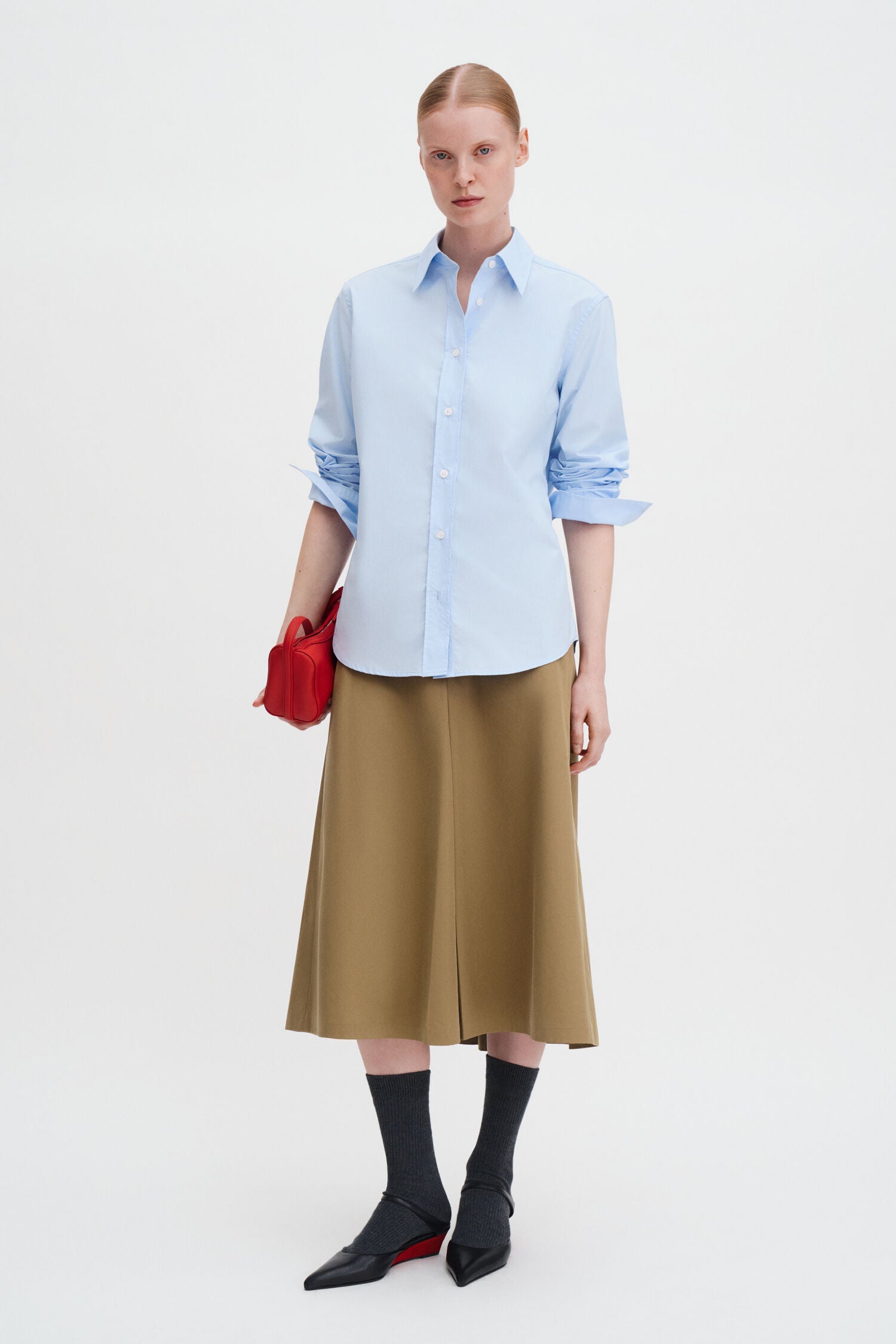 Filippa K Classic Poplin Shirt | Light Blue