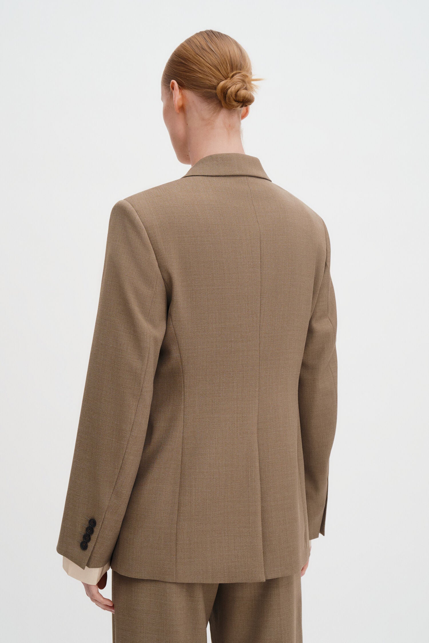 Filippa K Delilah Blazer | Lt Driftwood Melange