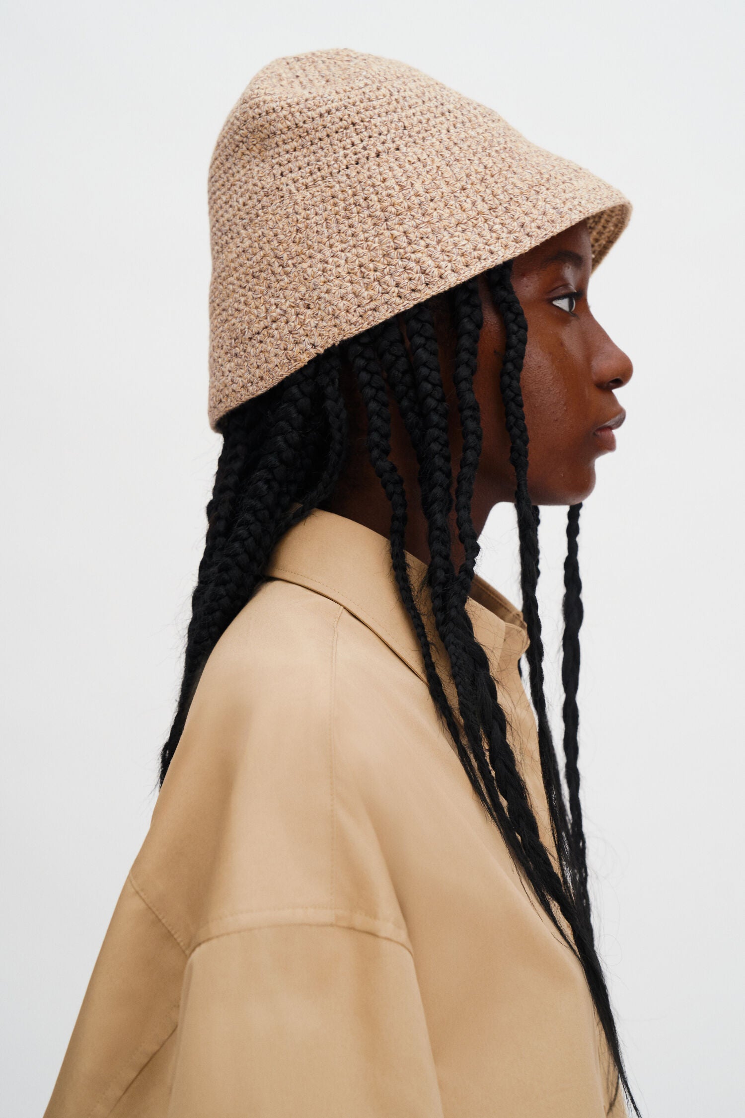 Filippa K Crochet Hat | Beige