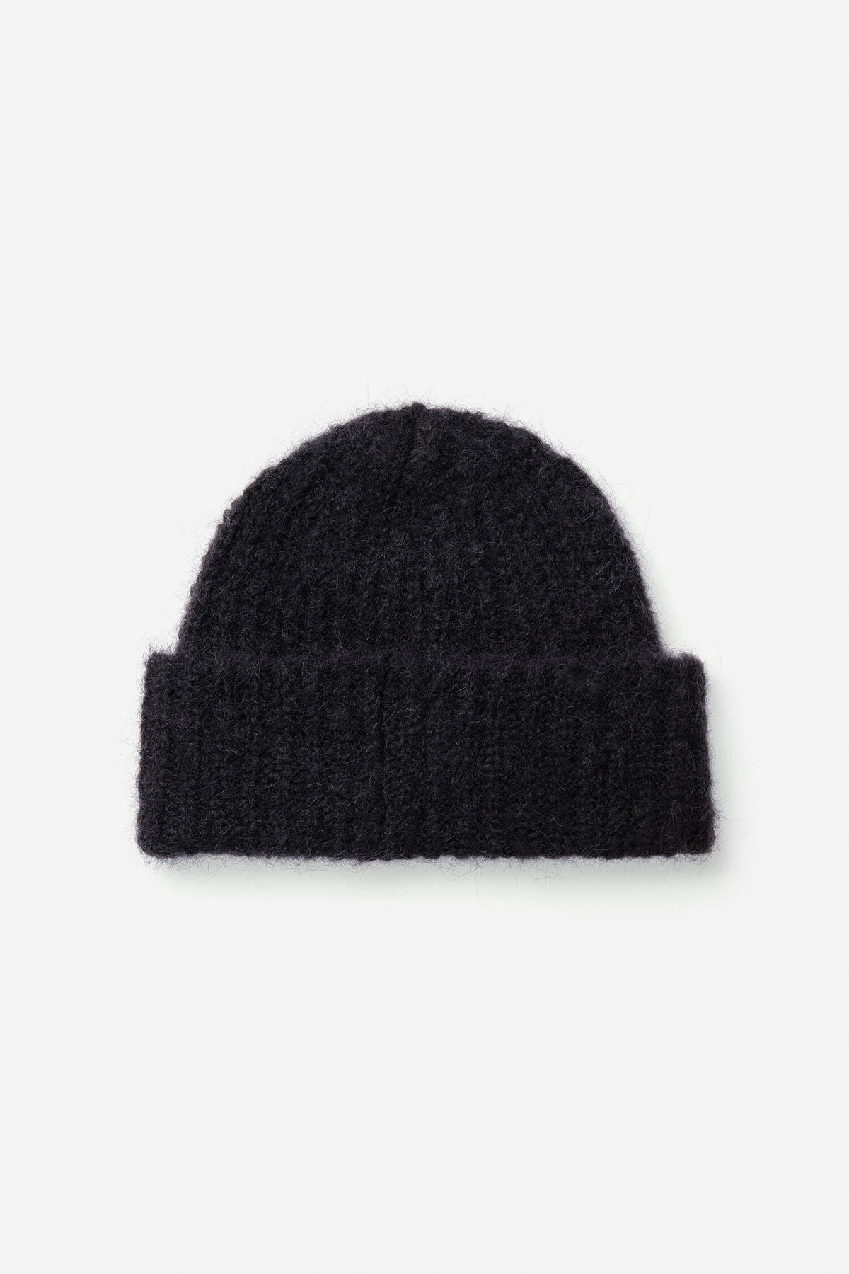 Filippa Hairy Alpaca Hat | Black