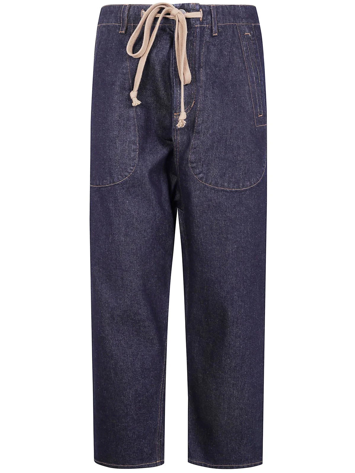 Uma Wang Blue Denim Pigiama Pants