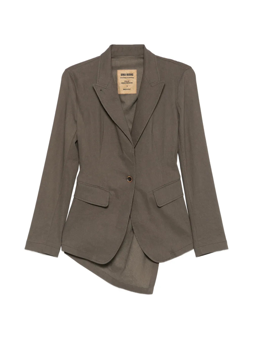 Uma Wang Linen Kylie Jacket | Dark Grey