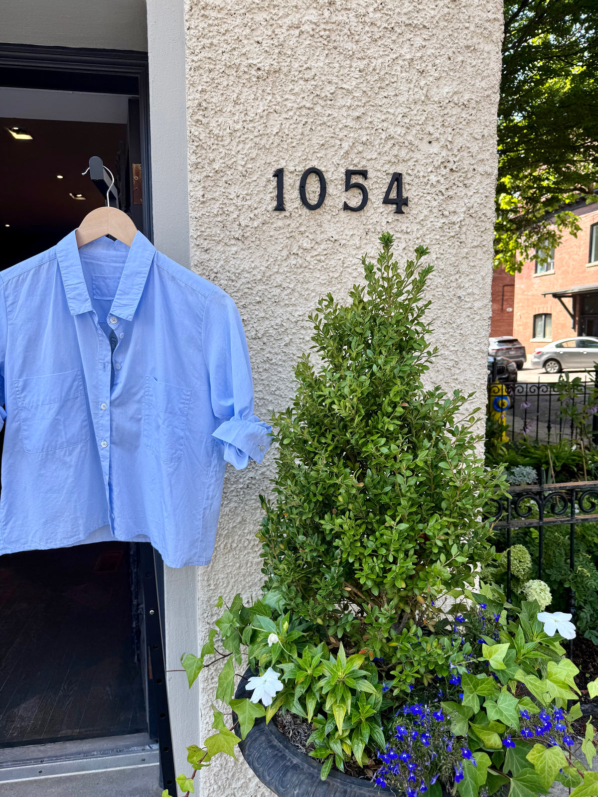 Private Corta Cotton Shirt | Blue